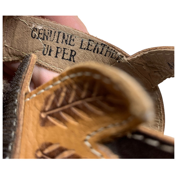 L'Artiste Spring Step Althea Leather Floral Wedge Heel Sandals Sz 38 US 7.5/8 - Picture 9 of 13